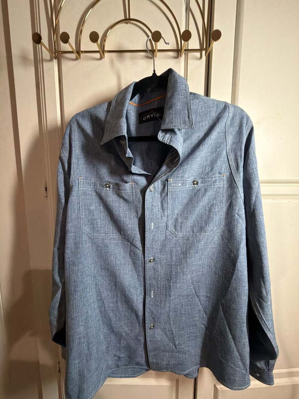 Orvis Men's Tech Chambray Work Shirt — ,